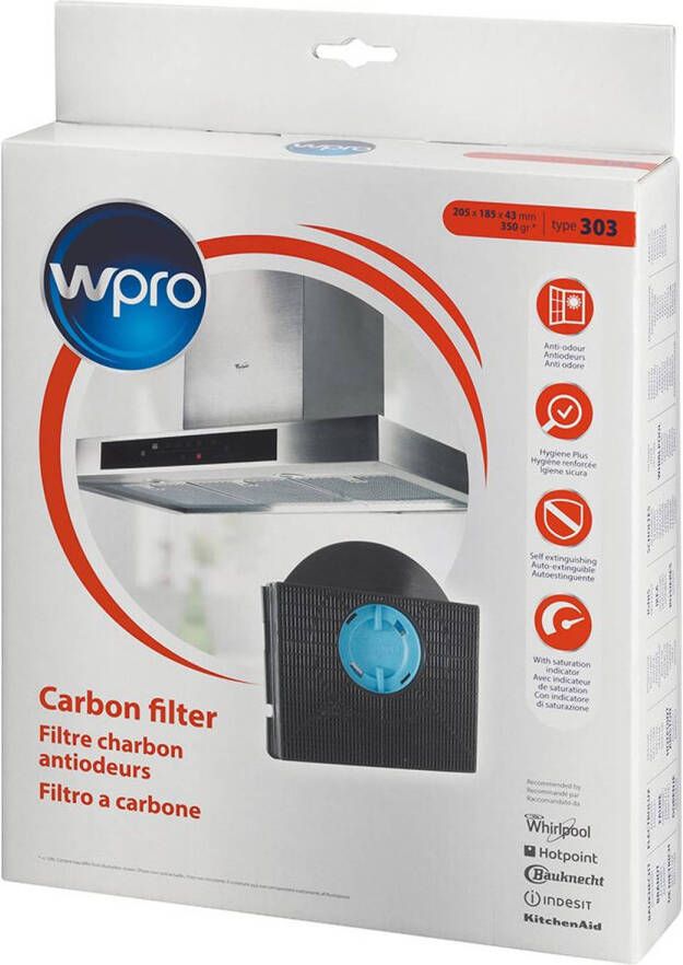 Wpro Whirlpool koolstoffilter Type 303