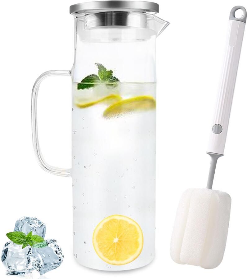 1 5 Liter Warmtebestendige Waterkoker van Borosilicaatglas met Handvatten