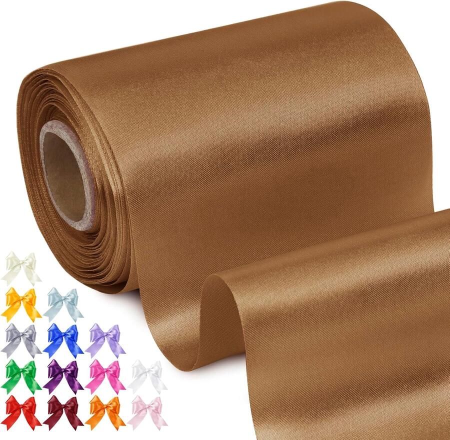 10 cm breed x 20 m satin