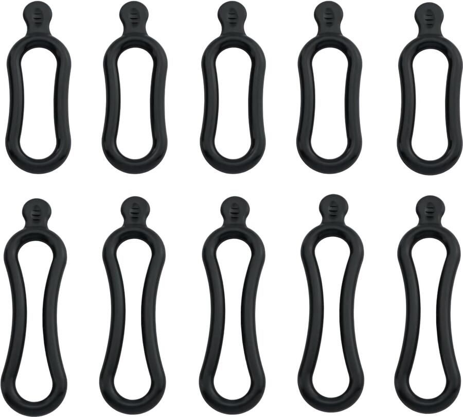 10 stuks siliconen banden voor fietslamp