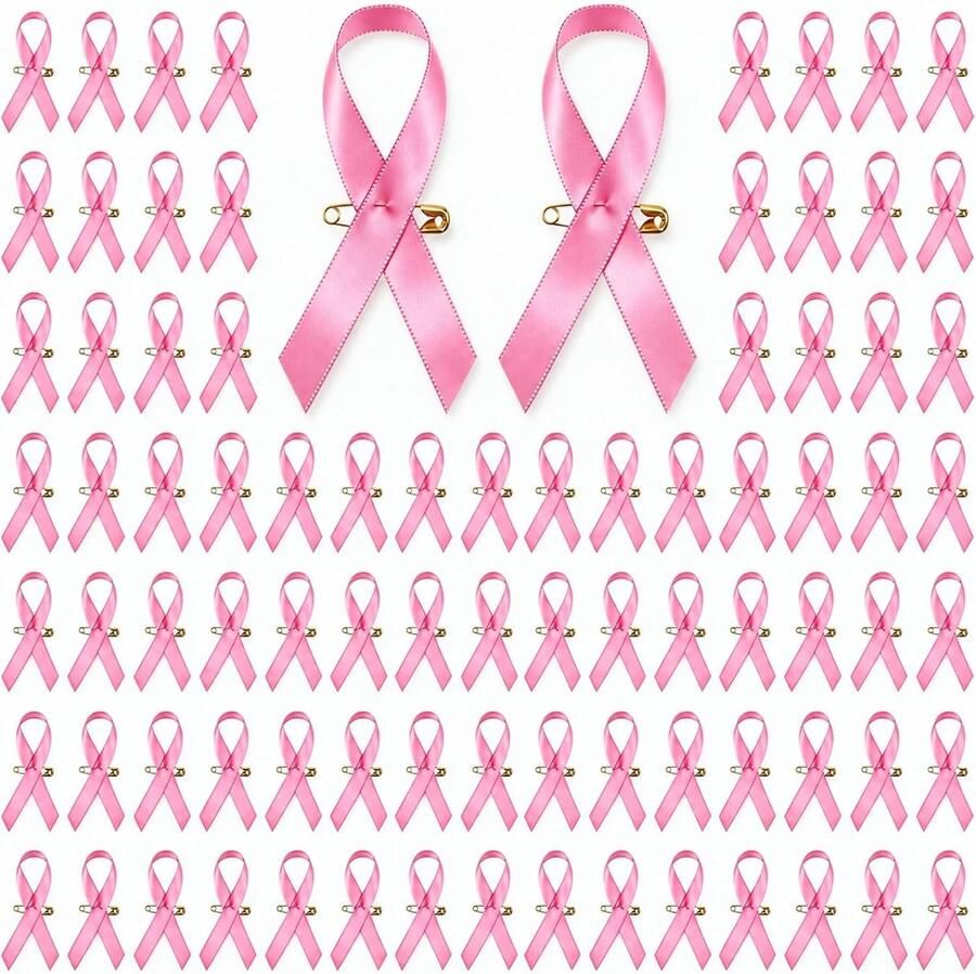 100 Roze lintjes voor borstkanker