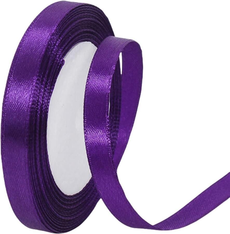 10mm Satin lint 22 meter voor handwerk bloemen cadeaus bruiloften slingers en versiering