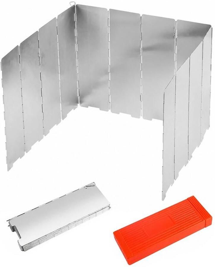 12 stuks windbescherming voor fornuis van aluminium windbescherming campingfornuis