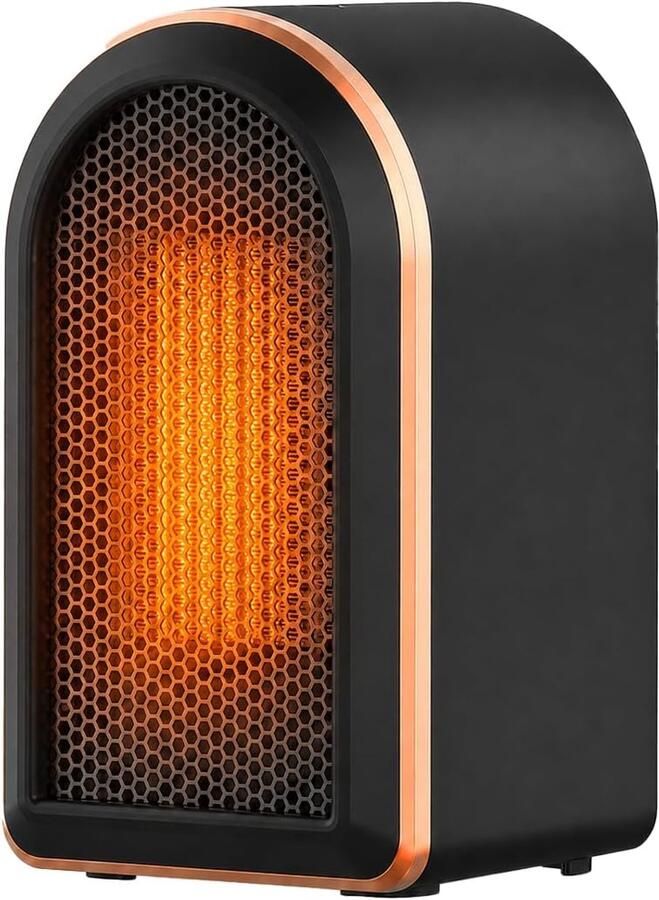 1200 Watt 2 warmtestanden kantelbeveiliging compact en draagbaar