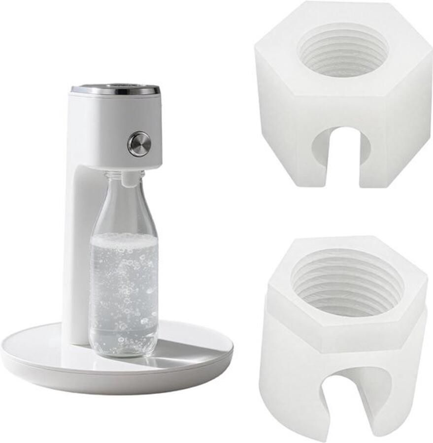 2 reservemoeren voor reserveonderdelen voor moersluiting accessoires compatibel met & 2.0 koolwatermachine CO2-slangaansluiting