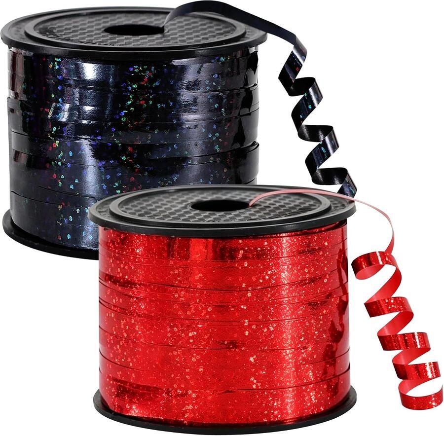 2 Rollen Geschenkband 91 meter per rol