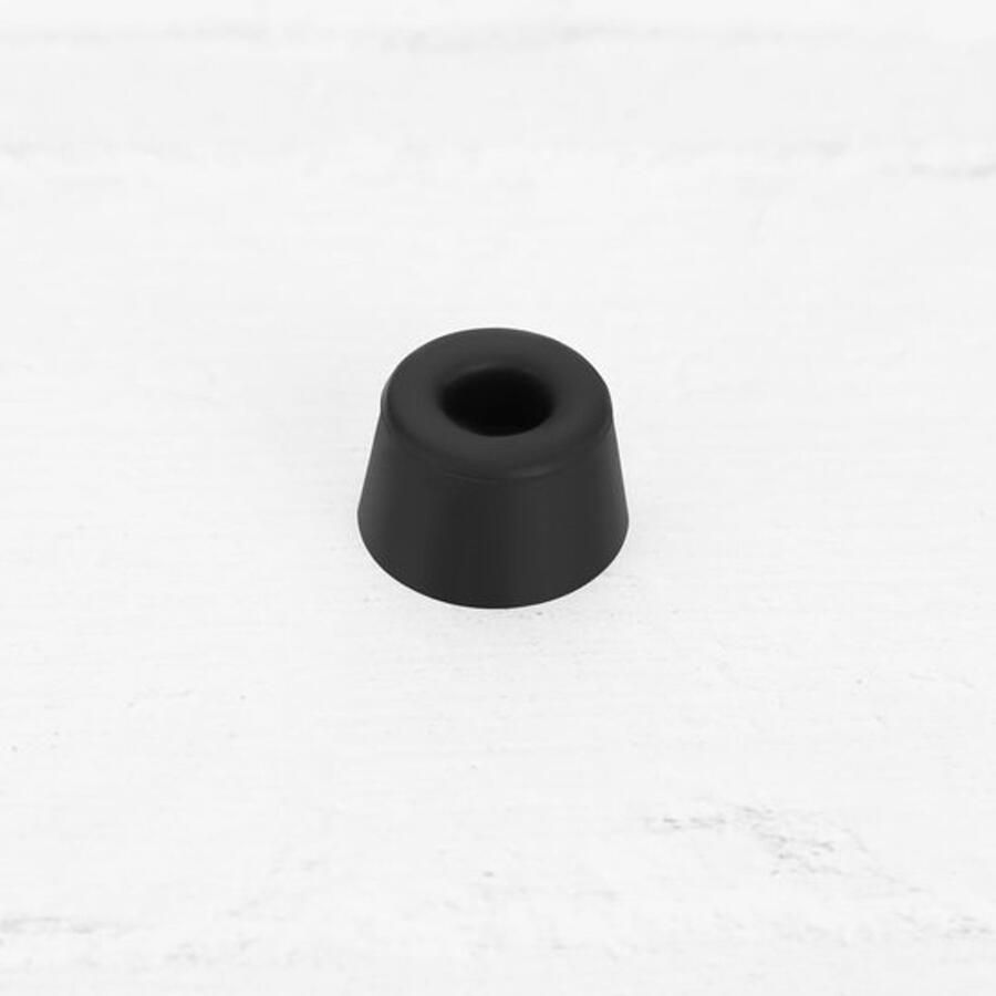 2 stuks aanrechtglas voor kookplaat met rubberen voetjes 15 5 mm onderkant 12 5 mm bovenkant 9 5 mm hoog compatibel met