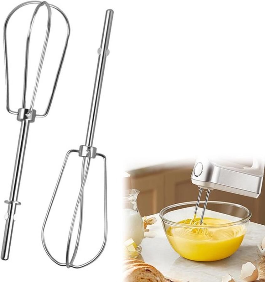 2 stuks garde voor handmixer 18 x 4 5 cm reservegarde van roestvrij staal handmixer accessoires reservegarde voor bak- en keukentoepassingen