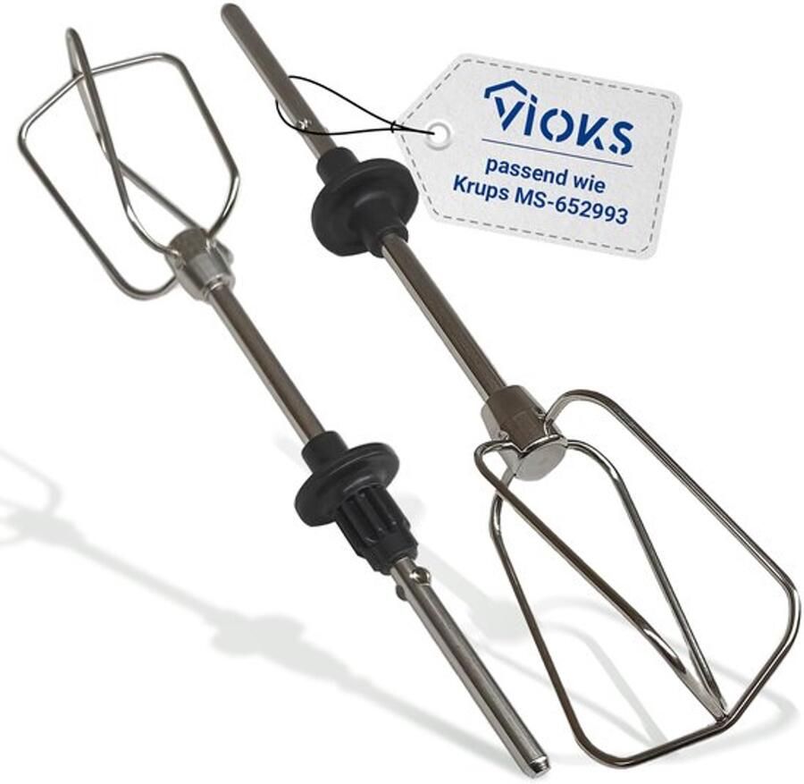 2 x roerhaken vervanging voor MS-652993 turbo-garde slagbezem draadgarde roerstaafjes met tandkrans handmixer F608 GN9101 GN9121