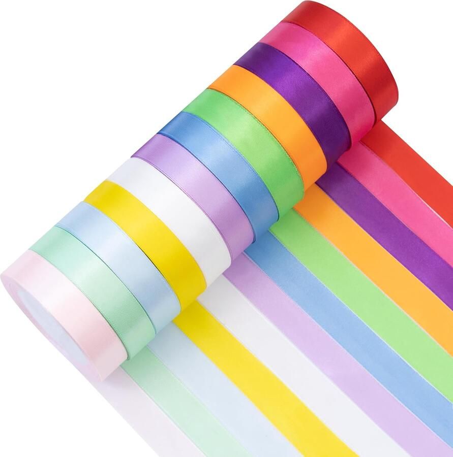 20mm x 22m 12 kleuren voor versiering