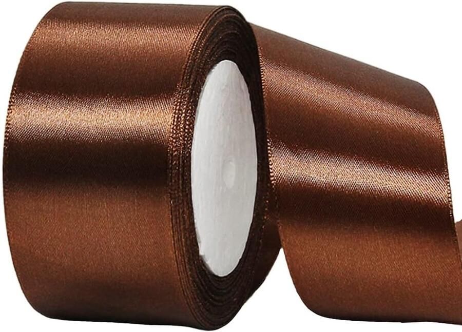 22 meter satijn lint 50 mm breed voor cadeaus en decoratie