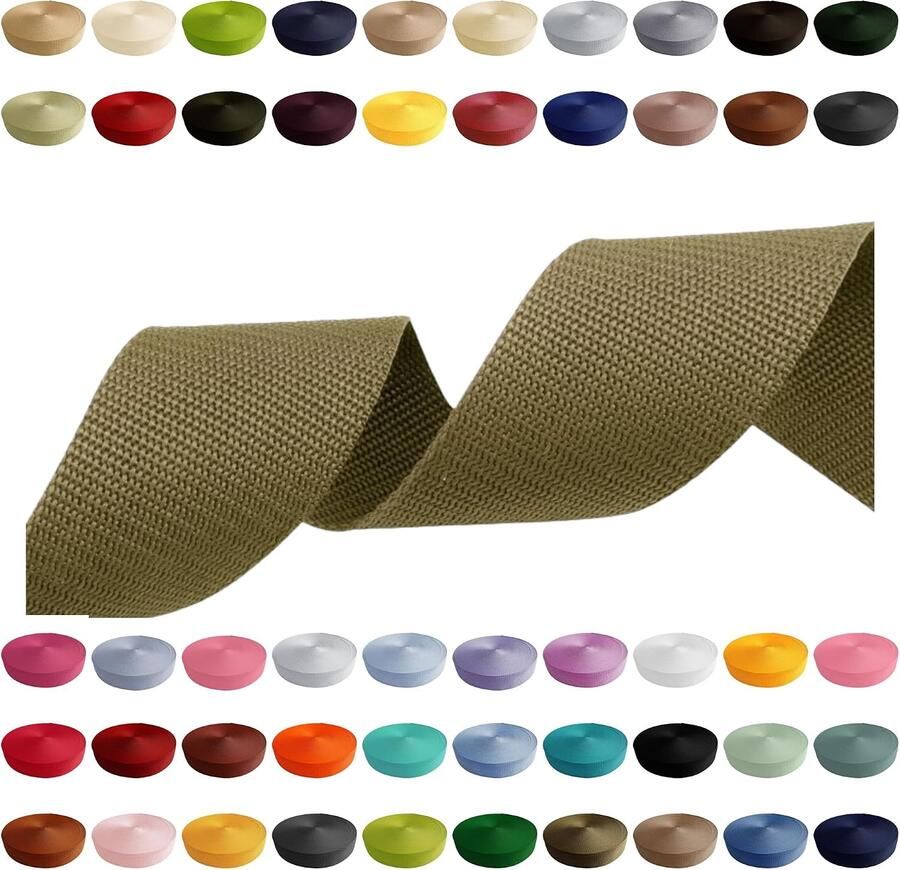 2m 5m 10m 50m 50 kleuren breedte 10mm 15mm 20mm 25mm 30mm 40mm 50mm olivgroen 50mm x 10m