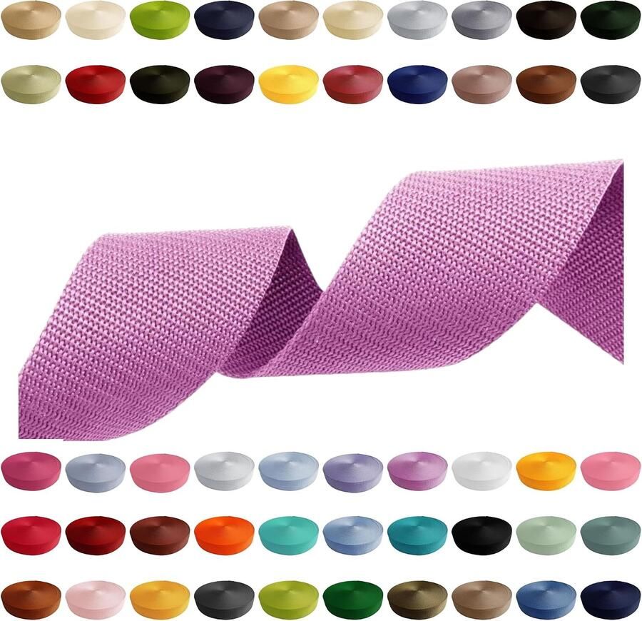2m 5m 10m 50m 50 kleuren breedte 20mm 5 meter