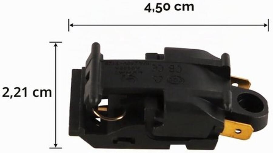 2PCS Elektrische Waterkoker Thermostaat Schakelaar Soepele Bediening Terminal Keukenapparaat Onderdelen