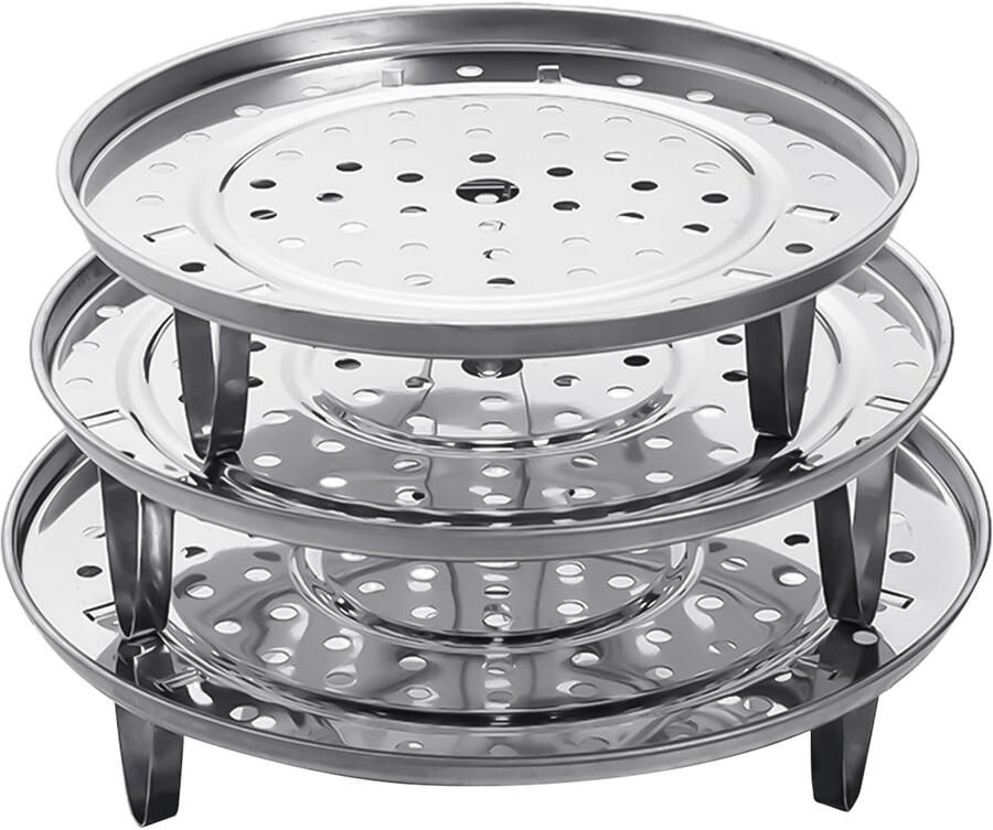 3-delige Verwijderbare Stoomrek Set Kookaccessoires