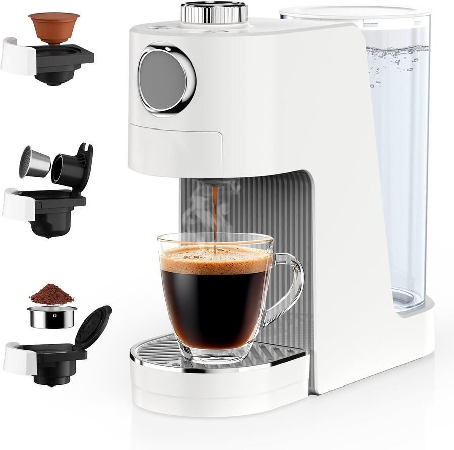 3-in-1 Espresso Machine met 20 Bar Druk