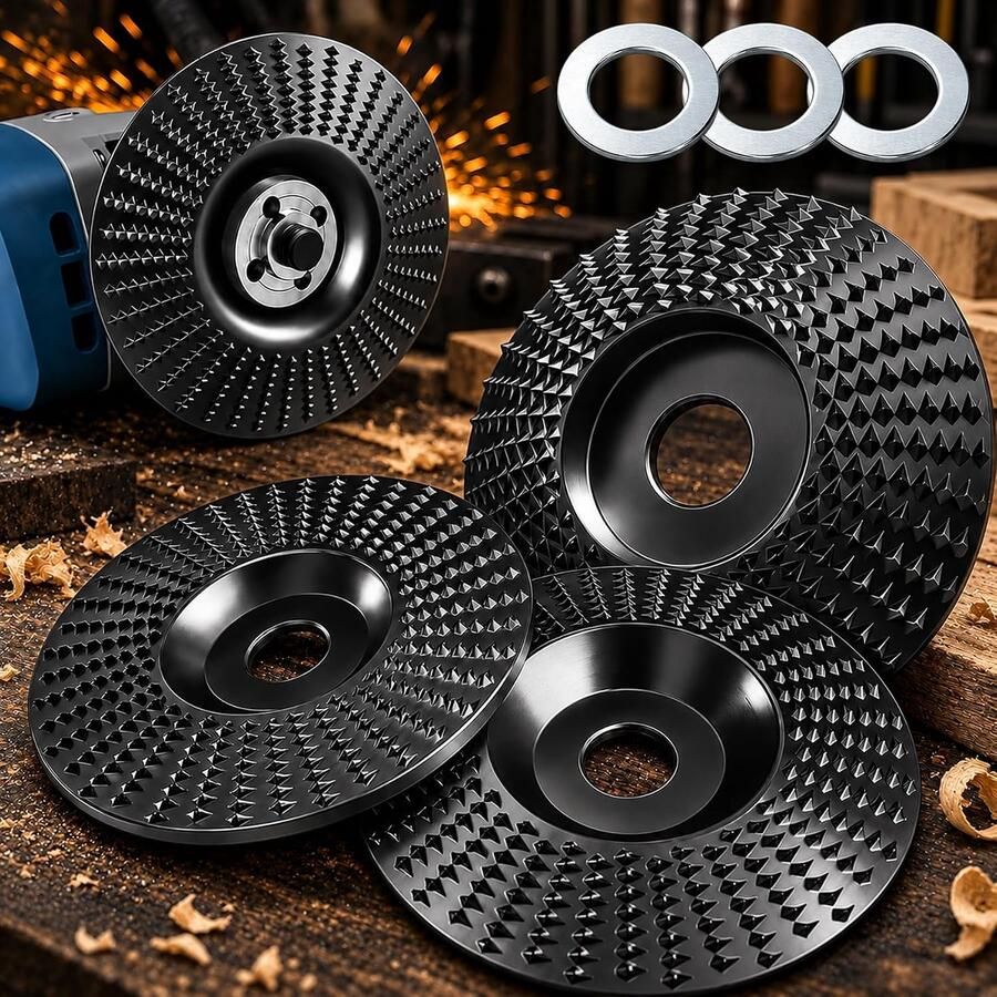 3 Schleifschijven voor hout voor hoekslijpmachine