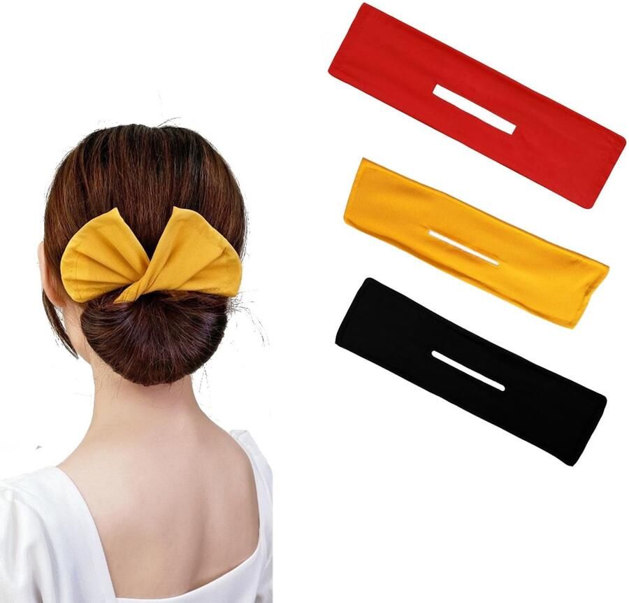 3 stuks Franse donut haarknot maker Haarstylingaccessoires voor dames en meisjes