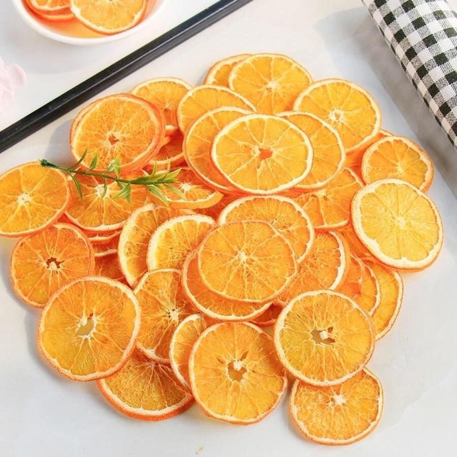 30 gedroogde oranjeschijven