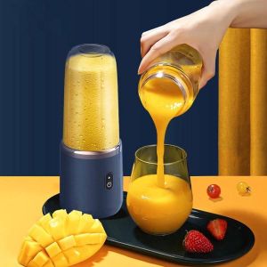 3S Com Shop At Home Blender to go 6 Blades Draagbare blender +Cup Juicer Vruchtensap Cup Automatische Kleine Elektrische Juicer Smoothie Blender- Portable Juicer