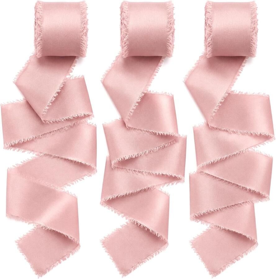 4 cm x 13 5 m Roze