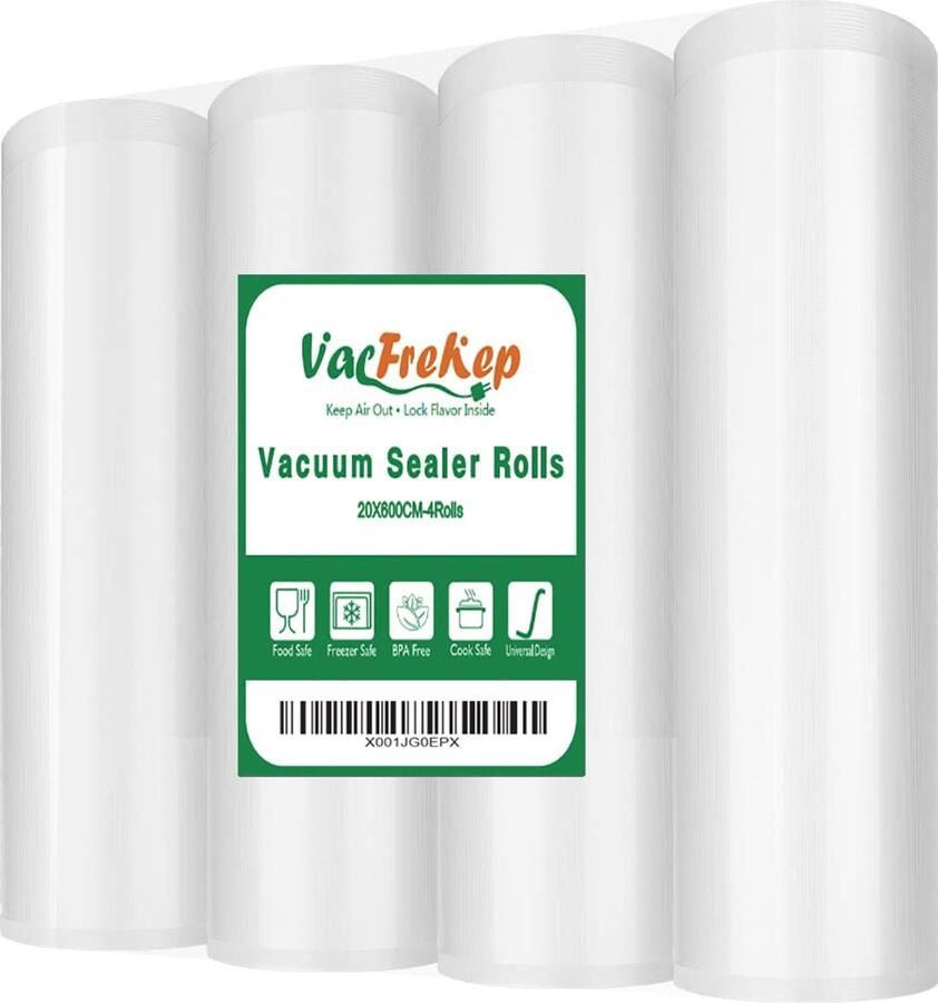 4 Rollen Vacuümsealer voor Voedselbewaring