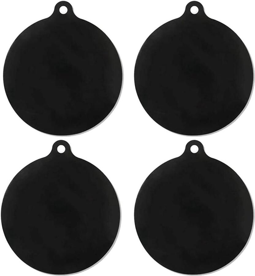 4 Stuks Beschermmatten voor Inductiekookplaat Antislip Silicone Mat Hoge Temperatuur Weerstand Kookplaat Bescherming en Onderhoud