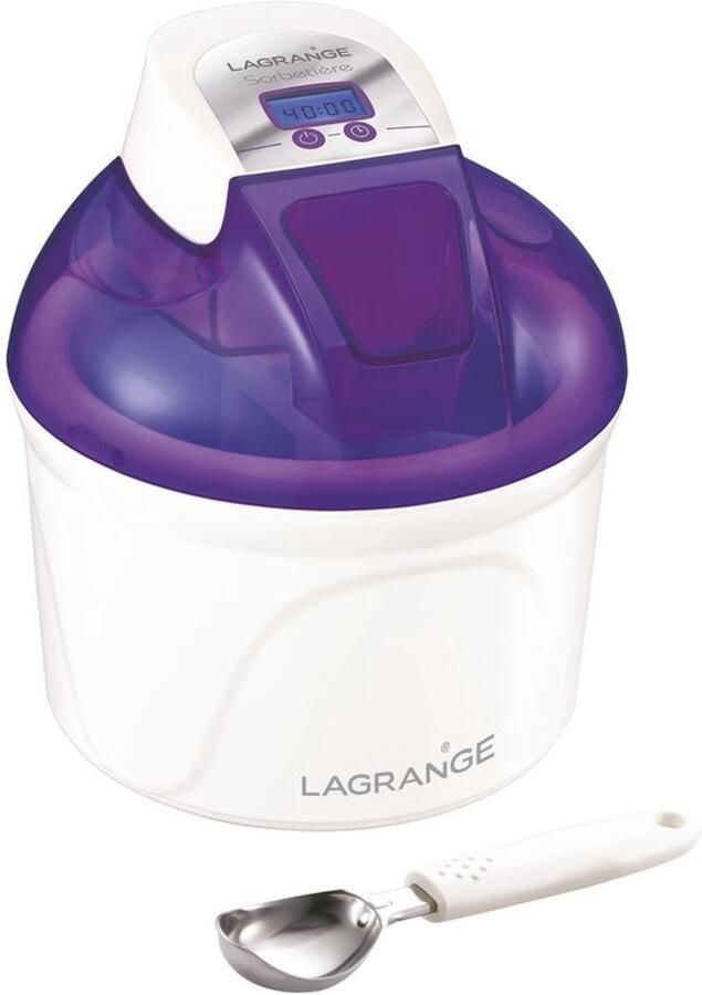 409001 IJsmachine 12 W LCD-display container 1 5 l paars wit