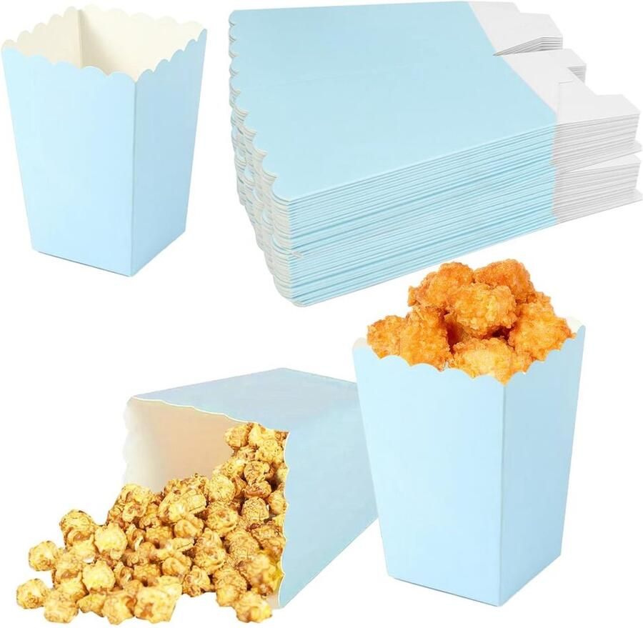 48 Stuks Popcorn Dozen voor Snacks