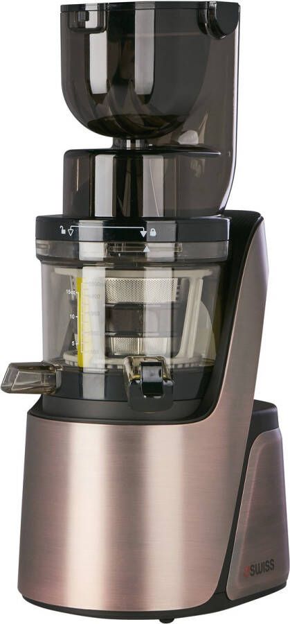 4SWISS Slow Juicer Swan BM105 Rosa Gold Aantrekkelijk ontwerp 400 W 32 tpm Reverse-functie XXL-opening