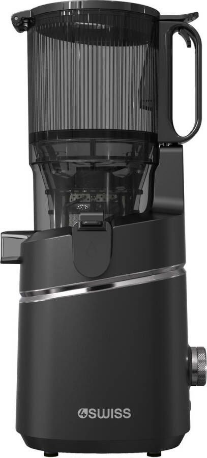 4SWISS Slow Juicer WB025 250 W Reverse-functie XXL-opening EasyClean 37 omw min Graphite