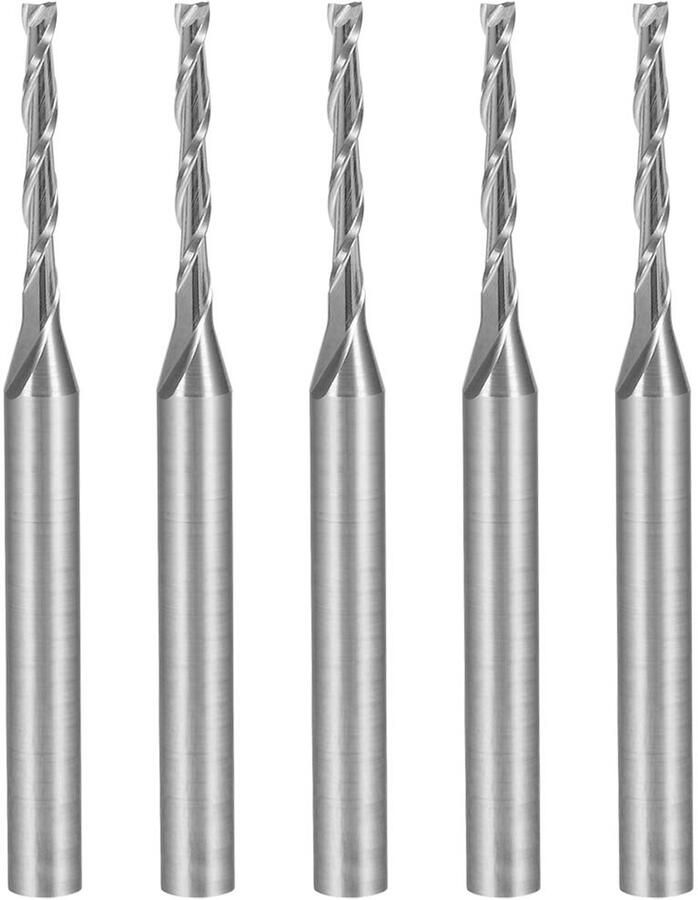 5 Stuks Freesbits 1 5mm Snijdikte Hardmetaal