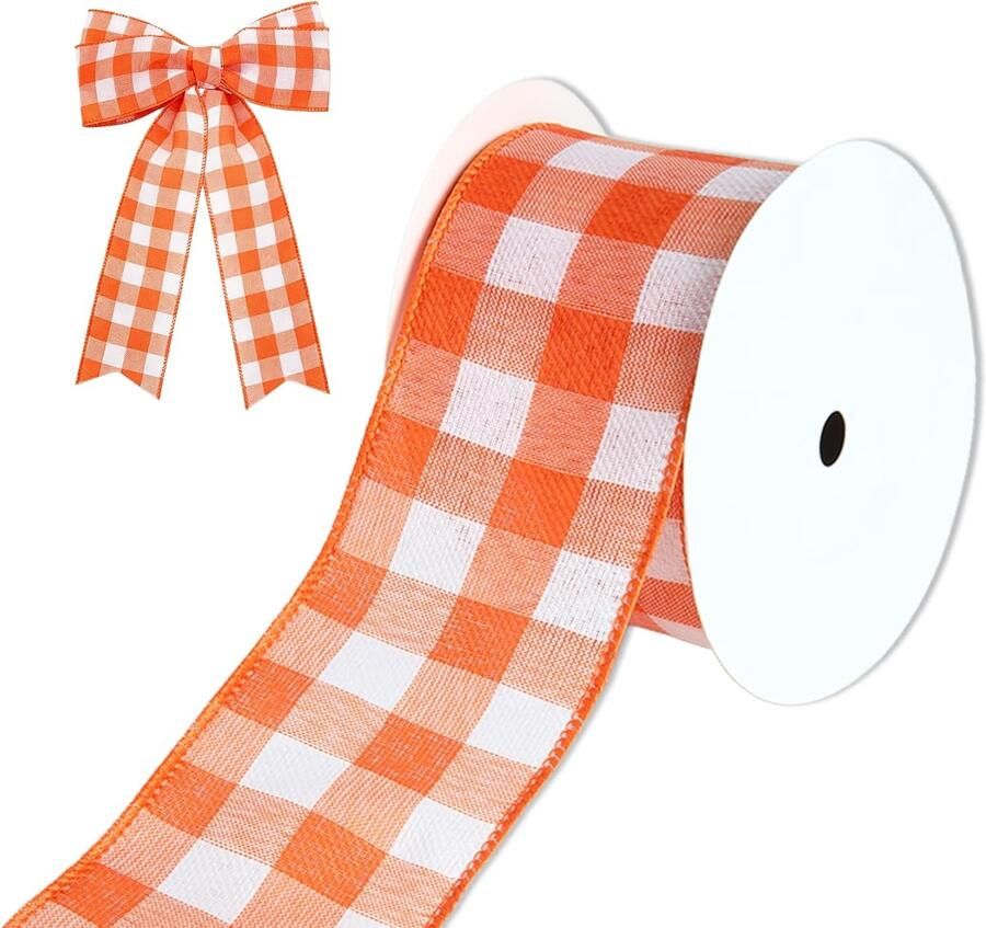 63 x 9 meter oranje ruitjesprint