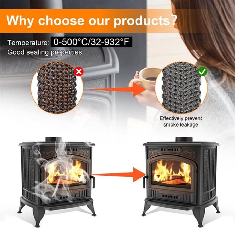 7 stuks 10 mm x 3 m ovenafdichtsnoer afdichtsnoer voor kachel haardafdichting zelfklevende oven afdichtband oven afdichting ovenafdichtband 3 mm x 10 mm x 3 m oven afdichtsnoer 10 mm haardaccessoires