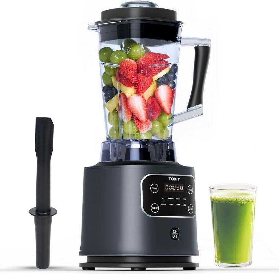 8-EN-1 blender 2000 ml krachtige mixer Pro 1400 W metaal met Touch LCD en 8 menu's en 9 snelheden ijsbreker voor keuken shakes smoothies ijscrushen