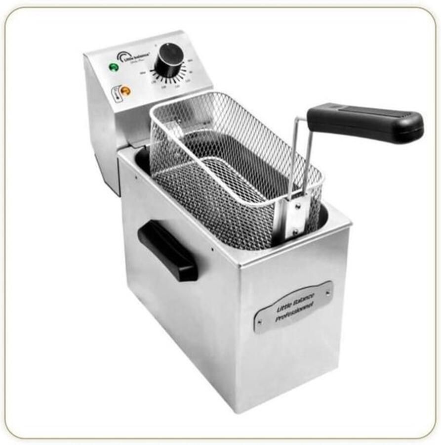 8481 Elektrische friteuse inhoud 4 l vermogen 3200 W roestvrij staal