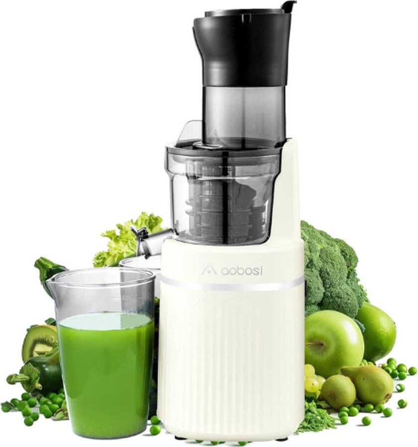 AAOBOSI Slowjuicer Mini Slow Juicer- Sappen Maker Sapcentrifuge Slow Juicer Sap Centrifuge Sapcentrifuge Groenten En Fruit Sapcentrifuge Slowjuicer Recepten Boek