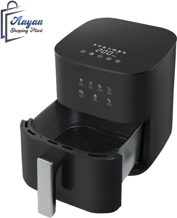Aayan Airfryer 3 5L – 1350W Met 7 Programma s – Zwart – PATATE FRITTE airfryers – 65511