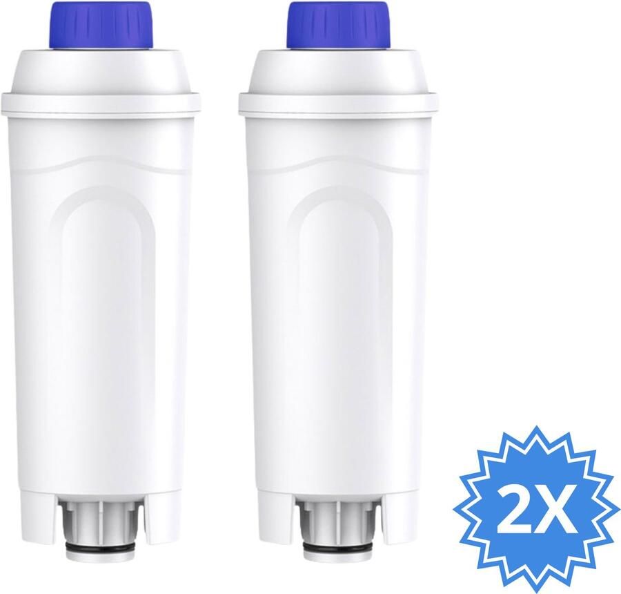 Acytec 2x waterfilter geschikt voor DeLonghi koffiemachine Vervanging De'Longhi waterfilter