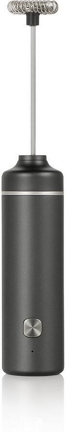 Ad Hoc AdHoc Moro Elektrische Melkopschuimer – Donkergrijs – Oplaadbaar – RVS & Kunststof – 20 8 cm - Foto 1