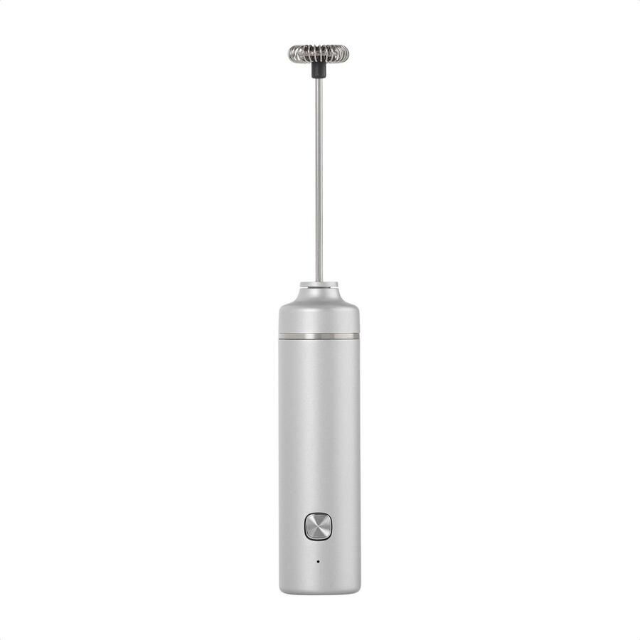 Ad Hoc AdHoc Moro Elektrische Melkopschuimer – Lichtgrijs – Oplaadbaar via USB – Stil & Krachtig – 20 8 cm