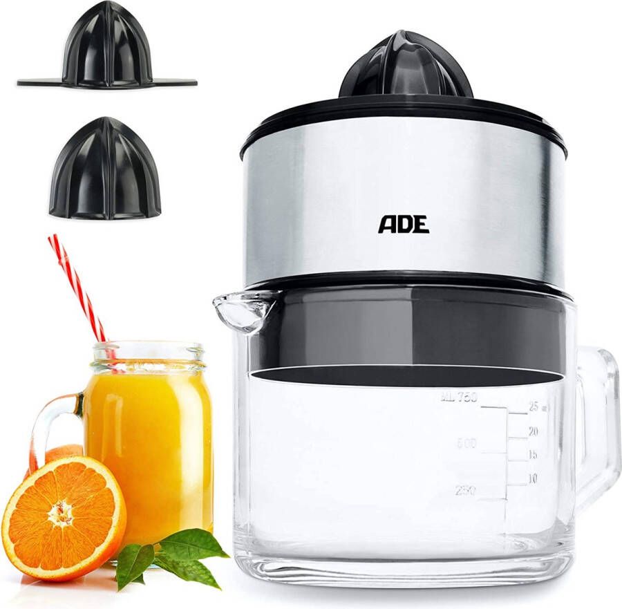 ADE KA 1803 elektrische citruspers Zwart Wit 1 l 60 W