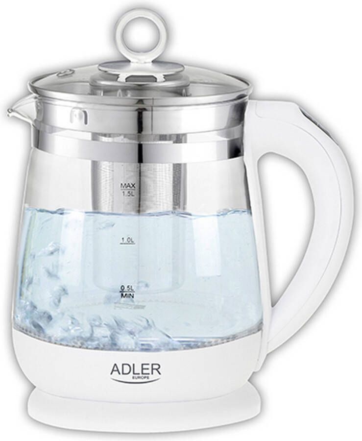 Adler AD 1299 Waterkoker met temperatuur control thee infuser 1.5 liter