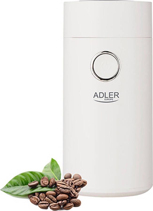 Adler AD 4446 WS Koffiemolen |150 Watt 95 gram capaciteit wit