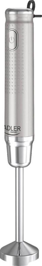 Adler Top Choice Staafmixer – Stick blender – 300 Watt – Grijs – RVS - Foto 1