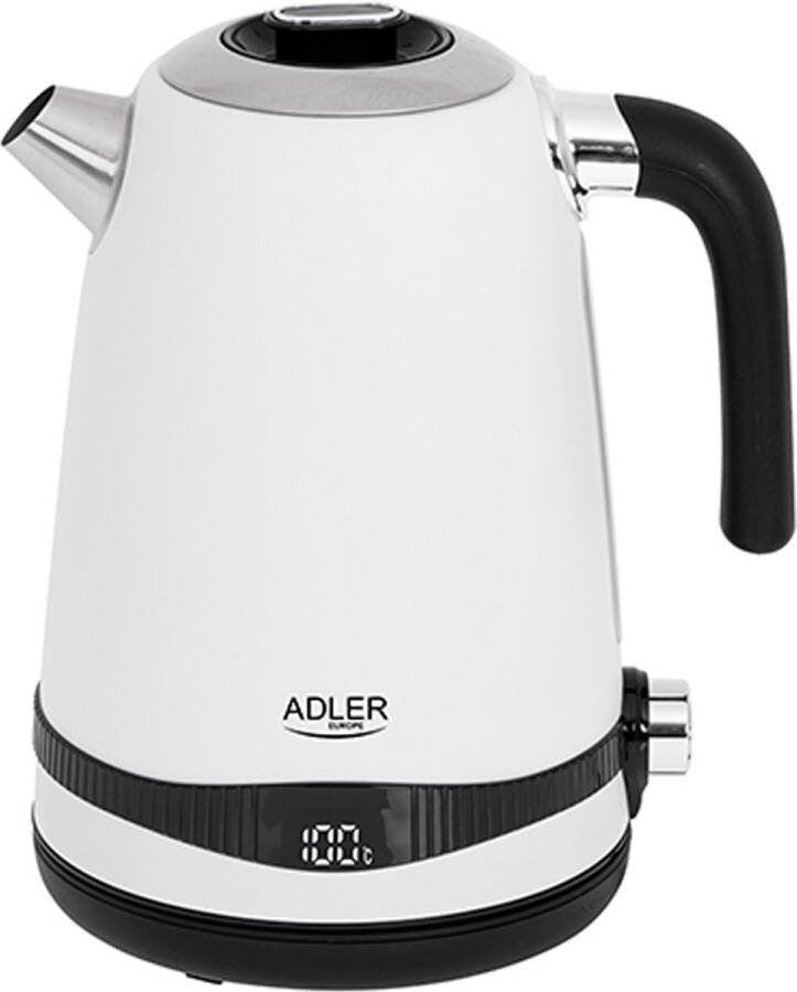 Adler AD1295 w Ketel Waterkoker 1 7L met temperatuurindicatie