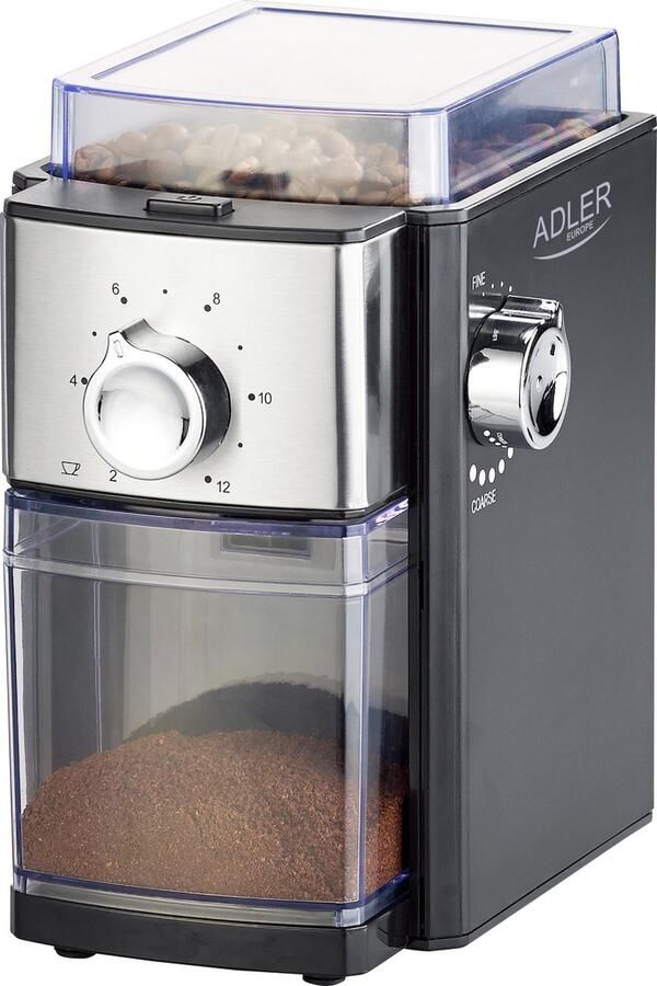 Adler AD 4448 Koffiemolen Elektrisch met maalschijven