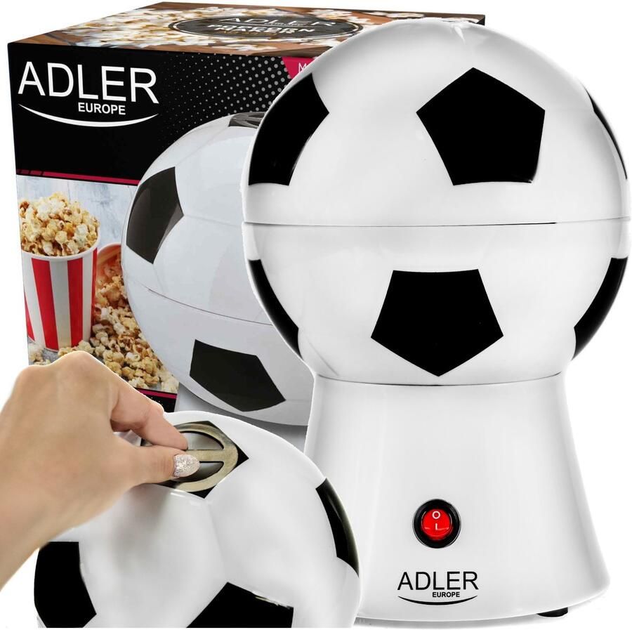 Adler AD 4479 Popcornmachine voetbal