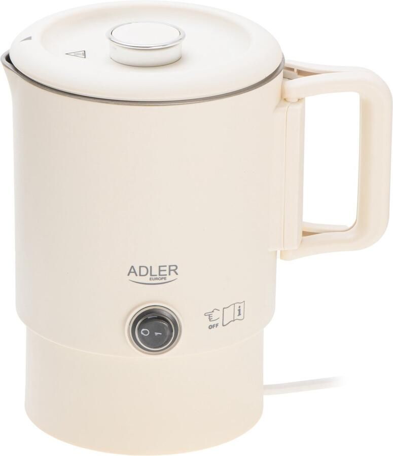 Adler Reiswaterkoker 0 8L Opvouwbaar – Compacte Waterkoker voor Reizen – AD 1388B