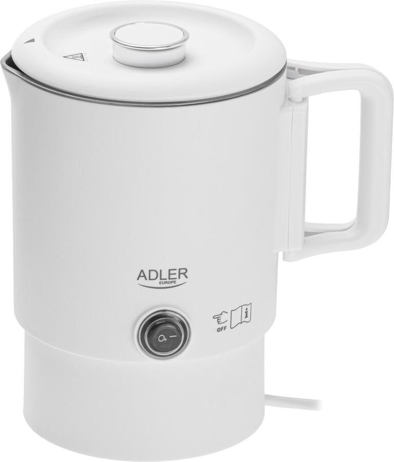 Adler Reiswaterkoker 0 8L Opvouwbaar – Compacte Waterkoker voor Reizen – AD 1388W